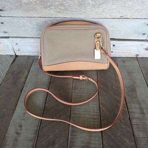 Dooney & Bourke Vachetta Leather & Canvas Crossbody Bag